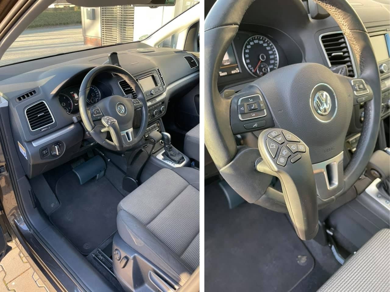 VW Umbau behindertengerecht - Handbetrieb Handgas (2)